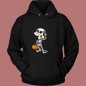 Disney Halloween Micke Mouse Skeleton Vintage Hoodie Disney Halloween Micke Mouse Skeleton Vintage Hoodie