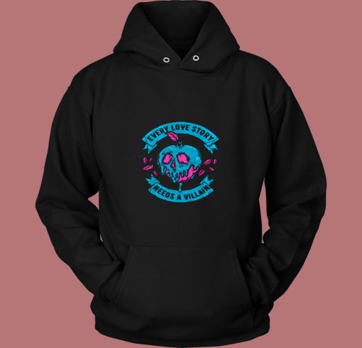Disney Snow White Love Story Villain 80s Hoodie Disney Snow White Love Story Villain 80s Hoodie
