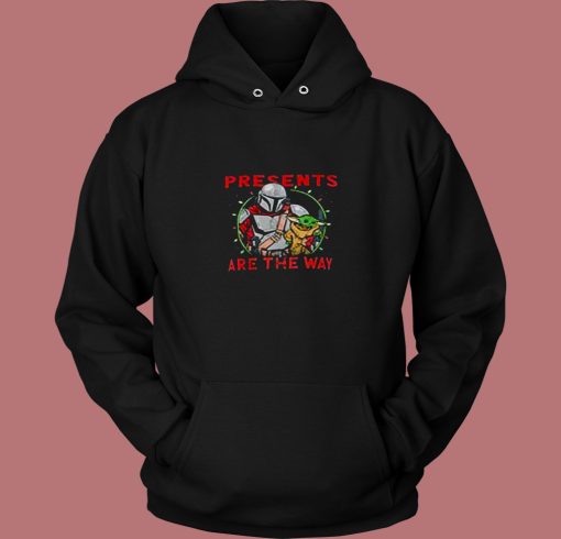 Disney The Mandalorian Christmas Presents 80s Hoodie Disney The Mandalorian Christmas Presents 80s Hoodie