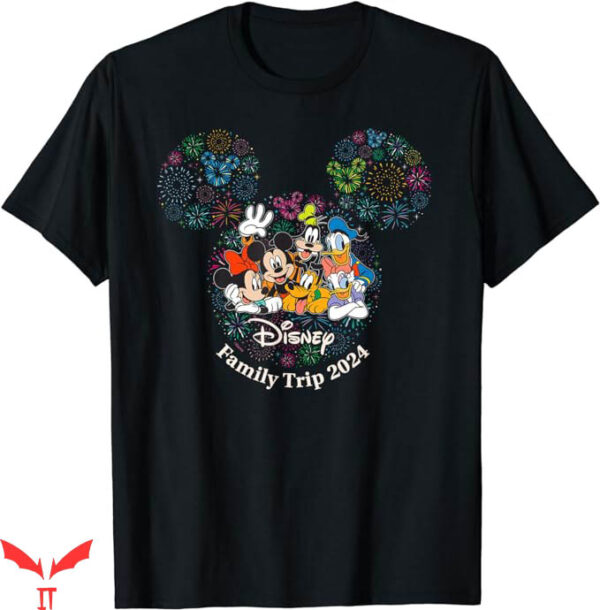 Disneyland Themed T-Shirt Family Trip 2024 T-Shirt Trending