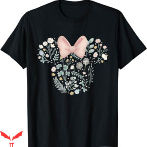 Disneyland Themed T-Shirt Minnie Spring Flowers T-Shirt
