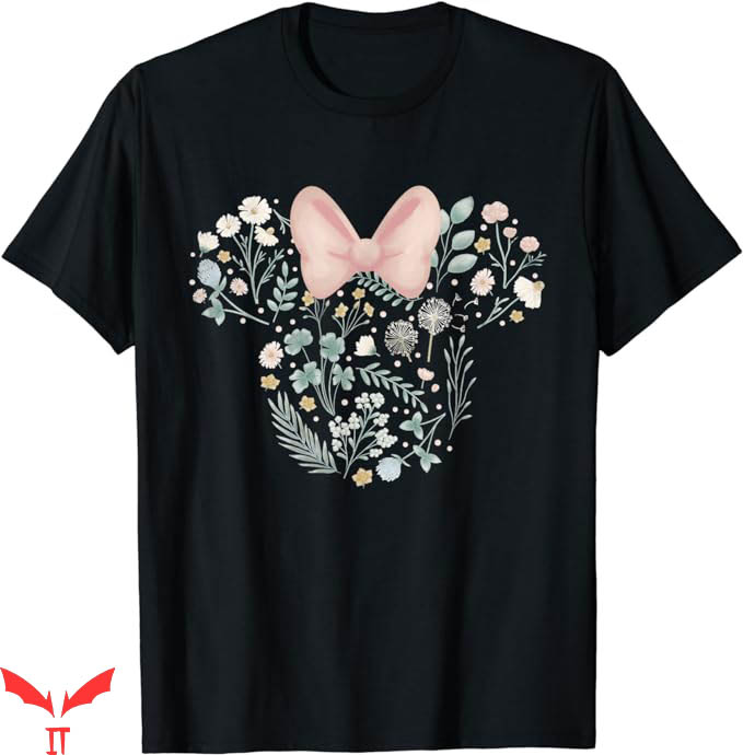 Disneyland Themed T-Shirt Minnie Spring Flowers T-Shirt Disneyland Themed T-Shirt Minnie Spring Flowers T-Shirt