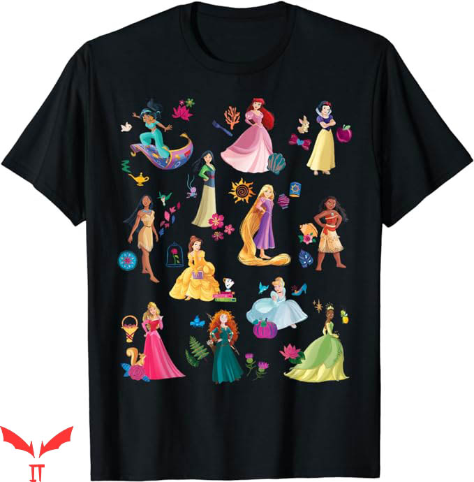 Disneyland Themed T-Shirt Princess Magical Print T-Shirt Disneyland Themed T-Shirt Princess Magical Print T-Shirt