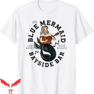 Dive Bar Club T-Shirt Sailor Mermaid Tattoo Guitar Playing