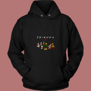 Dogs Friends Classic 80s Hoodie