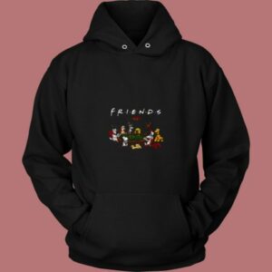 Dogs Friends Classic 80s Hoodie