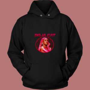 Doja Cat Laser Grid Portrait 80s Hoodie
