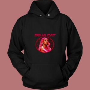 Doja Cat Laser Grid Portrait 80s Hoodie