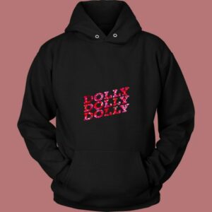 Dolly Parton Floral Print 80s Hoodie