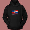 Dominican Republic Flag Distressed Pride 80s Hoodie