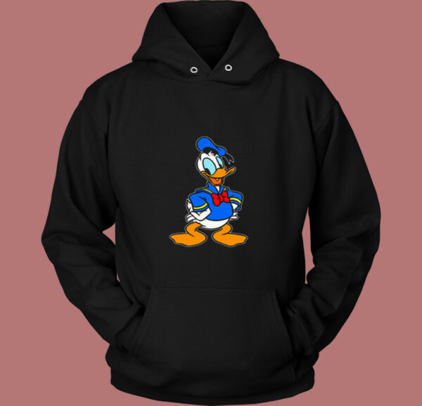 Donald Duck Cartoon Cute 80s Hoodie