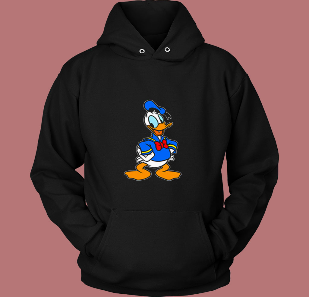 Donald Duck Cartoon Cute 80s Hoodie Donald Duck Cartoon Cute 80s Hoodie