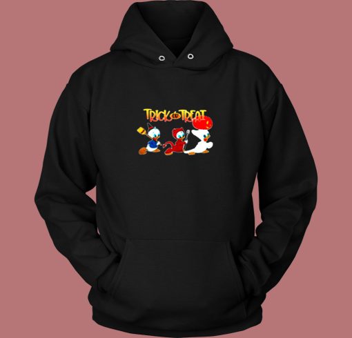 Donald Duck Trick Or Treat Vintage Hoodie Donald Duck Trick Or Treat Vintage Hoodie