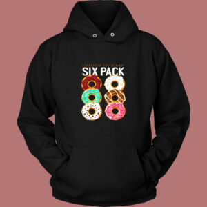 Donut Six Pack Vintage Hoodie 1