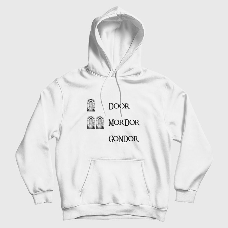 Door Mordor Gondor Lord Of Ring The Hobbit Hoodie Door Mordor Gondor Lord Of Ring The Hobbit Hoodie