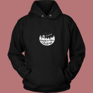 Dreaming Of A White Christmas 80s Hoodie