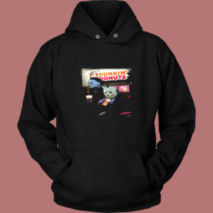 Drink Dunkin’ Donuts Michael Myers And Jason Voorhees Vintage Hoodie