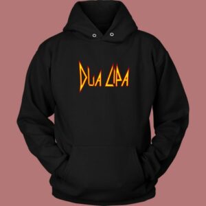 Dua Lipa With Def Leppard Hoodie Style