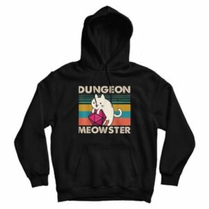 Dungeon meowster Vintage Hoodie 2