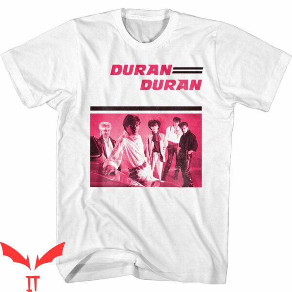 Duran Duran Tour T-Shirt Pink Duran 90s Vintage Band