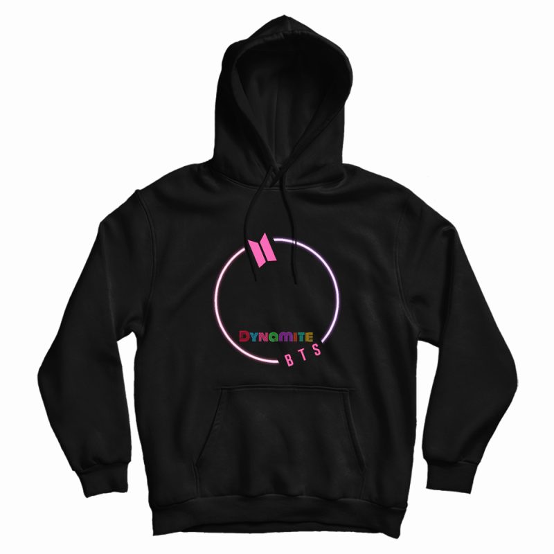 Dynamite BTS Neon Circle Hoodie Dynamite BTS Neon Circle Hoodie