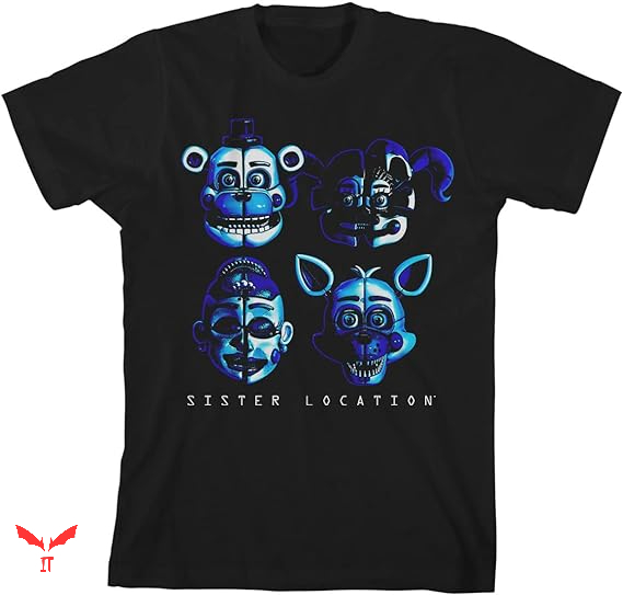 Five Below T-shirt Five Nights At Freddy's Sister Five Below T-shirt Five Nights At Freddy's Sister