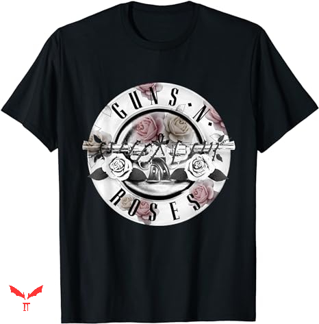 Guns N Roses Vintage T-shirt Floral Bullet Guns N Roses Vintage T-shirt Floral Bullet