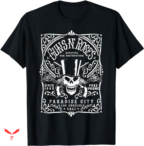 Guns N Roses Vintage T-shirt Paradise City Label Guns N Roses Vintage T-shirt Paradise City Label