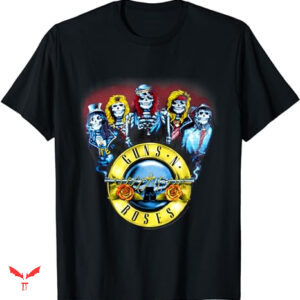 Guns N Roses Vintage T-shirt Skeletons Bullets