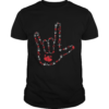 Heart Love ASL Deaf Pride Valentines Day shirt
