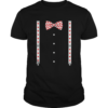 Hearts Bow TieSuspenders Valentines Day Costume shirt