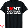 I Love My Gf T-Shirt Heart My Cougar GF Trending