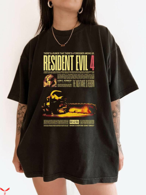 Leon Kennedy T-Shirt Evil Movie Fan T-Shirt Trending