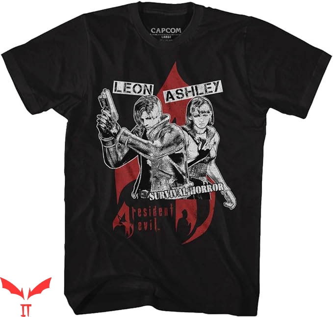 Leon Kennedy T-Shirt Gaming Leon Ashley Survival Horror Leon Kennedy T-Shirt Gaming Leon Ashley Survival Horror