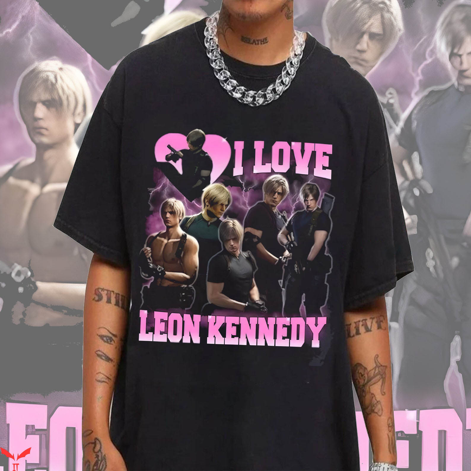 Leon Kennedy T-Shirt Leon Scott Kennedy Merch Trending Leon Kennedy T-Shirt Leon Scott Kennedy Merch Trending