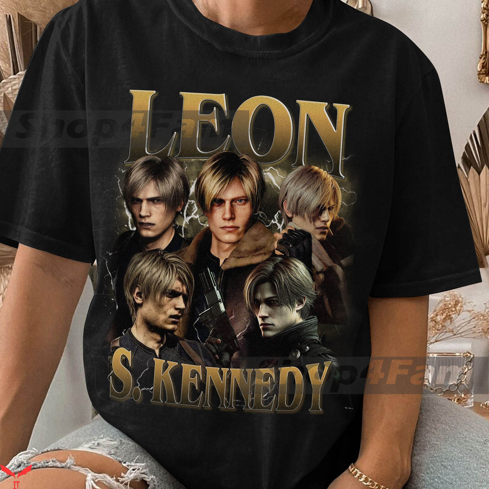 Leon Kennedy T-Shirt Movie Fan Gift T-Shirt Trending Leon Kennedy T-Shirt Movie Fan Gift T-Shirt Trending