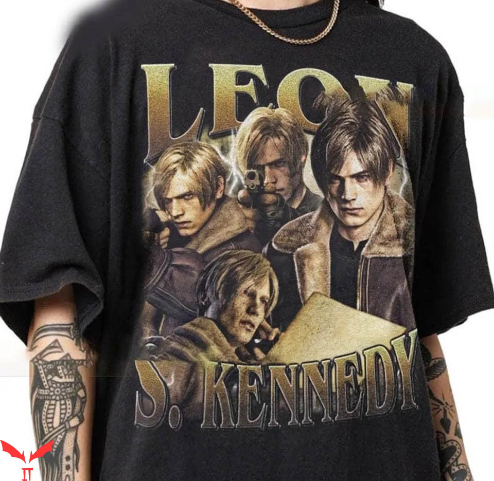 Leon Kennedy T-Shirt Vintage Leo T-Shirt Trending Leon Kennedy T-Shirt Vintage Leo T-Shirt Trending