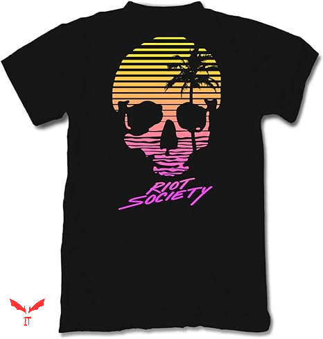 Mac Riot T-shirt Sunset Palm Skull Mac Riot T-shirt Sunset Palm Skull