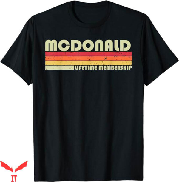 Mcdonalds Cactus Jack T-Shirt Retro Vintage 90s Trending