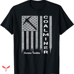 Miners T-shirt American Flag