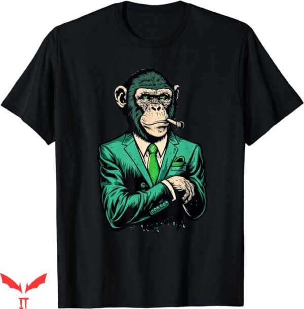 Mob Psycho Monkey T-Shirt Cool Suited Boss Monkey Trending