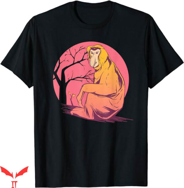 Mob Psycho Monkey T-Shirt Proboscis Monkey Ape T-Shirt