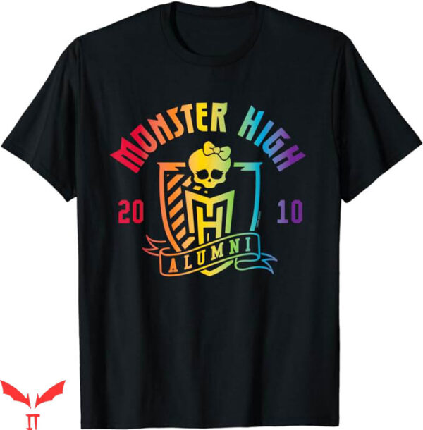 Monster High T-Shirt Alumni Pride Crest T-Shirt Trending