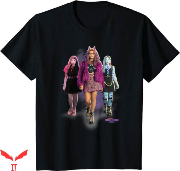 Monster High T-Shirt Clawdeen Frankie Draculaura T-Shirt