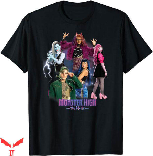 Monster High T-Shirt MH Logo And Group T-Shirt Trending
