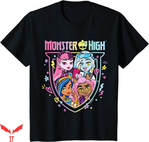 Monster High T-Shirt MH Rainbow Group T-Shirt Trending