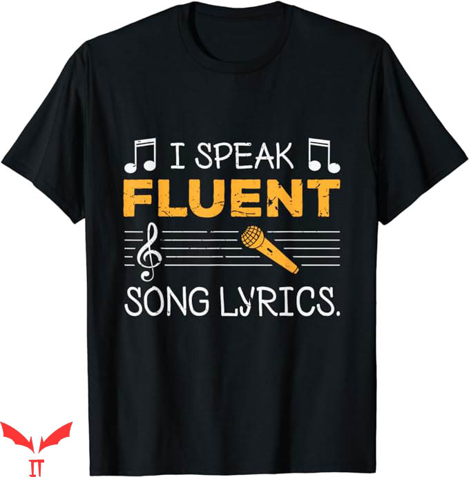 New Order Lyrics T-Shirt Fluent Song Lyrics Gift T-Shirt New Order Lyrics T-Shirt Fluent Song Lyrics Gift T-Shirt
