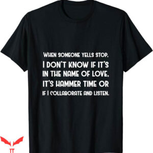 New Order Lyrics T-Shirt Funny Song Music Lyrics T-Shirt