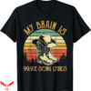 New Order Lyrics T-Shirt My Brain Is 99% Song Lyrics T-Shirt