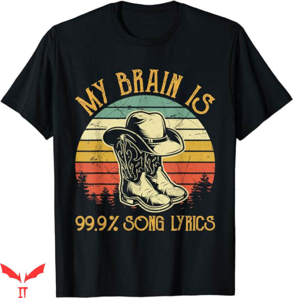 New Order Lyrics T-Shirt My Brain Is 99% Song Lyrics T-Shirt